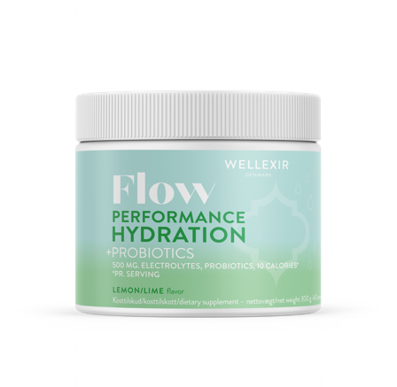 Wellexir Flow Hydration Dryck Citron Lime 300 g probiotika