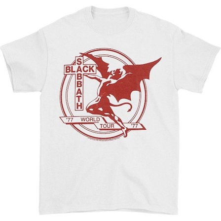 Black Sabbath World Tour 77 T-shirt