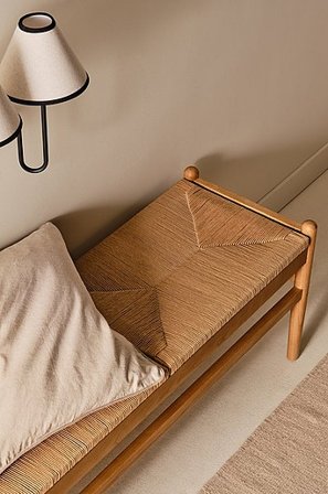 Jotex - Sittbänk 120 Cm Alm - Papper Träfärgad/natur NATTAVAARA - Köp Bänkar hos Jotex