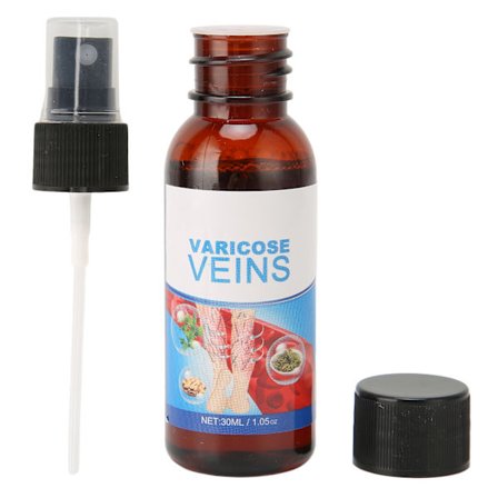 Spray for behandling av åreknuter - Rask absorpsjon, skånsom, trygg og ufarlig - 30 ml