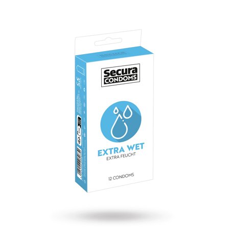Secura: Extra Wet 12 pcs Condoms