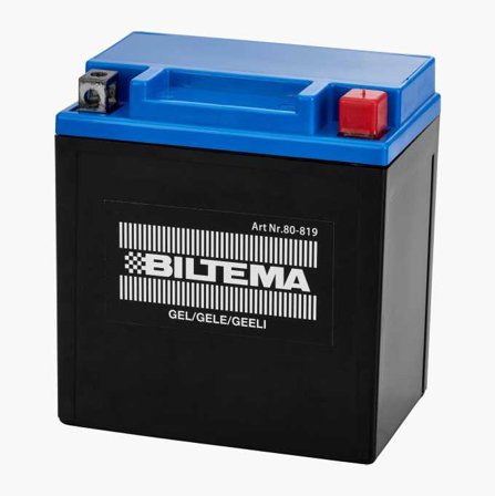 MC-batteri Gel 12 V 11 Ah 134 x 89 x 145 mm - Biltema