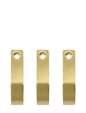 meraki Hook, Thapsus, Brushed Brass Finish - Gold - 120 g