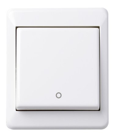 Elko EKO07498 Strømbryter renhvit, hurtigtilkobling, IP21 2-polet, Strømbrytere & vegguttak