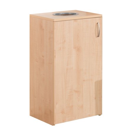 Abfallschrank für Beutelständer, 980 x 510 x 450 mm, Laminat Buche