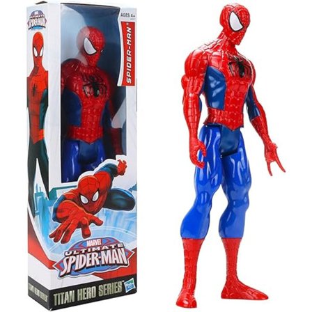 Marvel Hasbro Titan Hero Series Spider-Man Action Figur - 30 CM - Samlerobjekt Legetøj kompatibel Børnefødselsdagsgave