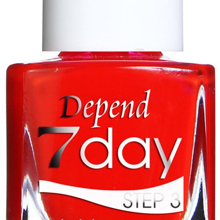 Depend 7day Nailpolish Nagellack Dam Röd 5ML
