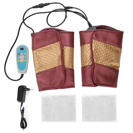 Elektrisk knæpude infrarød vibrationsbandage massage terapi benmassager