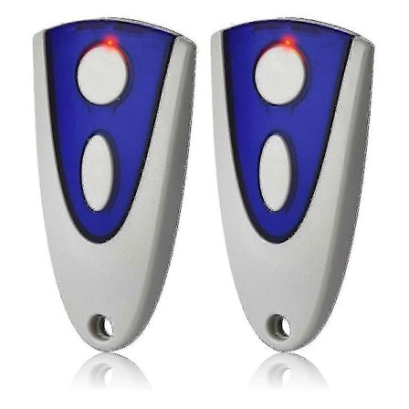 2-pack Garageportsfjärrkontroll för Novoferm Novotron 502/512 (433.92MHz)