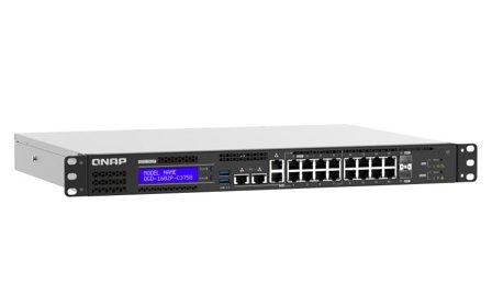 QNAP QGD-1602P - switch - 18 porter - smart - rackmonterbar