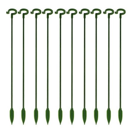 Plantestøttepind Fiberglas Have Enkelt Stilk Støttering til Plante Blomst