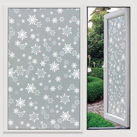 45x300cm Elektrostatisk film til vinduer, selvklæbende, god beskyttelse af privatlivets fred, selvklæbende antirefleks-klistermærke, anti-UV dekorativ