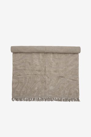 Bloomingville - Bomuldstæppe Elaine - Flerfarvet - Bomulds- & kludetæpper - 150X210 - Fra Homeroom