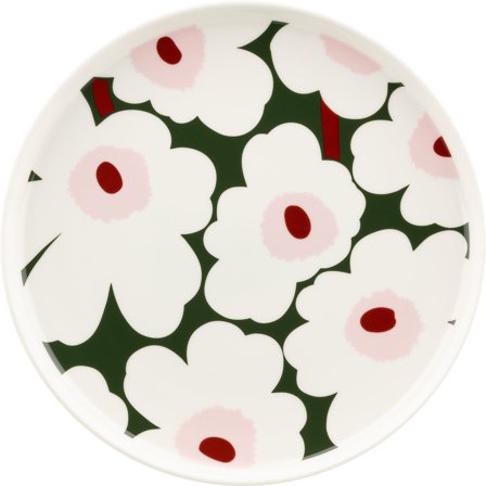 Marimekko tallrik 25 cm, röd/brun | Dukning & Servering > Tallrikar > Matttallrik | Bagaren och Kocken