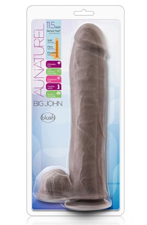 Kjøp Au Naturel Big John Dildo 29,5 cm - XL dildo | God pris