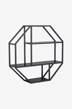 NORDFORM - Vegghylle August - Svart - Vegghyller - Fra Homeroom