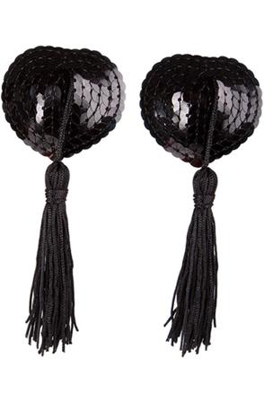 Heart Nipple Pasties Black Nipple covers - Blushme.se