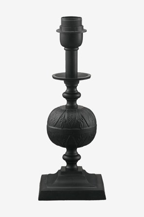 PR Home - Lampunjalka Flory 33 cm - Musta - Lampunjalat - - Homeroom