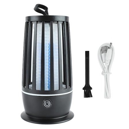 Elektrisk flugdödande lampa 110V 220V PP USB uppladdningsbar tyst flugfälla lampa för inomhus utomhus