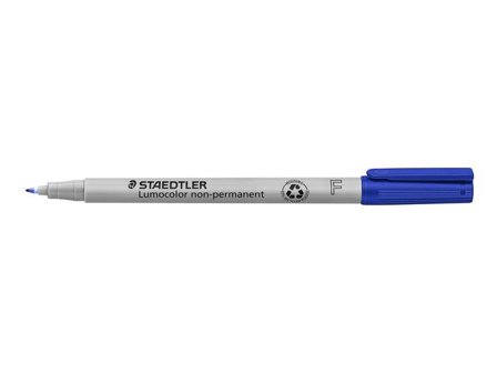 STAEDTLER Lumocolor Universalpenna Lumocolor 316 icke-permanent, tunn spets, 0,6 mm linjebredd, blå - Lyreco - Kontorsmaterial - Pennor - 