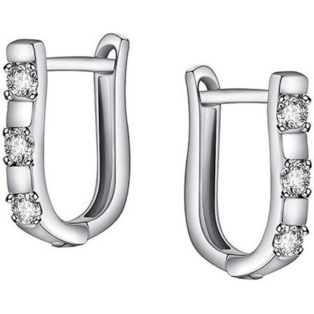 Sløjfe Diamant Ørestik Mode Hot Sød Sød Elskelig Sløjfe Garland Rhinestone Ørestik Ørestik 5 Par
