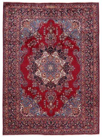 Noué À La Main Mashad Tapis 246X337 De Laine Grand