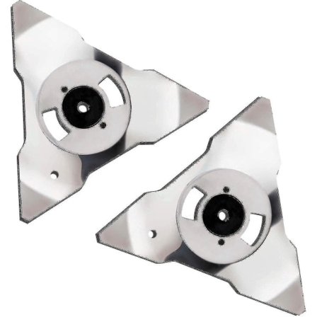 2-pak Udskiftningsblade til Robomow Robotplæneklipper RS TS MS RC TC MC Modeller Rustfrit Stål - ZCL1603