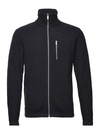 Slhjosh Ls Knit Zip Cardigan W Black Selected Homme