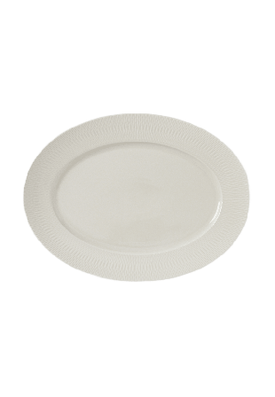 Åhléns Home Ovalt fat CELINE 41 cm Dukning & servering Grå ONESIZE