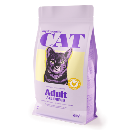 My favourite CAT - Adult Cat Regular Kylling 6 kg - Katt - Kattefôr & kattemat - Tørrfôr for katt - ZOO.no