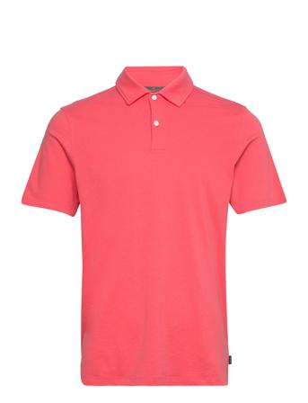 Durwin S/S Polo Shirt Polos Short-sleeved Korall Morris*Betinget Tilbud