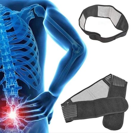 Heating Back Support Belt - Warms & Relieves Back Pain—pa