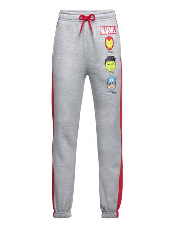 Jogging Pant Joggebukser Pysjbukser Grå Marvel*Betinget Tilbud