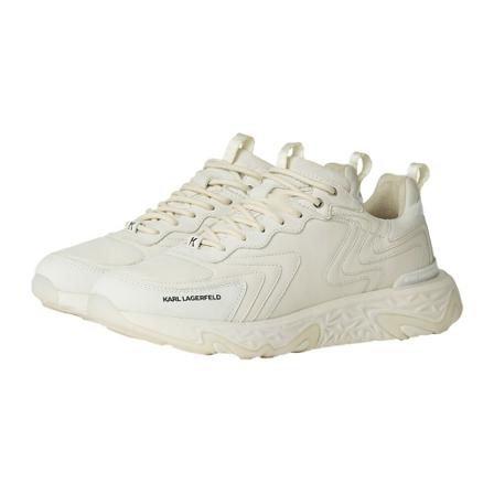 Karl Lagerfeld Blaze Pyro Leather Runner Sneakers Hvid, Herre, Størrelse: 42 EU