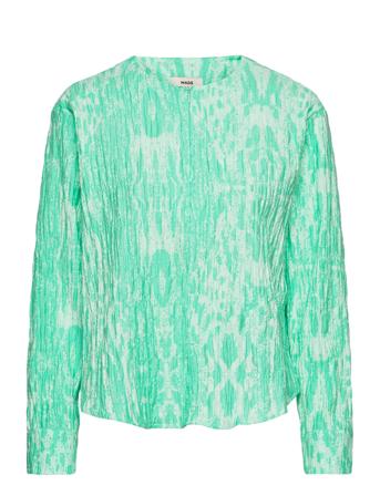 Chakra Fleur Shirt Aop Green Mads Nørgaard