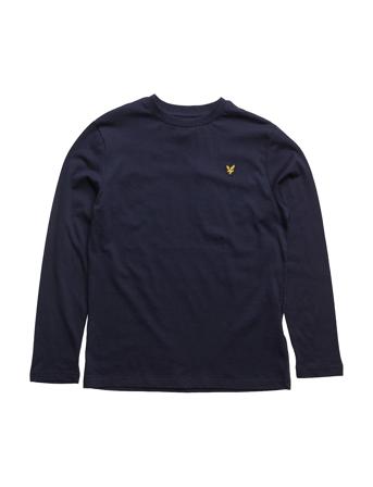 Classic L/S T-Shirt T-shirts Long-sleeved T-shirts Blå Lyle & Scott Junior