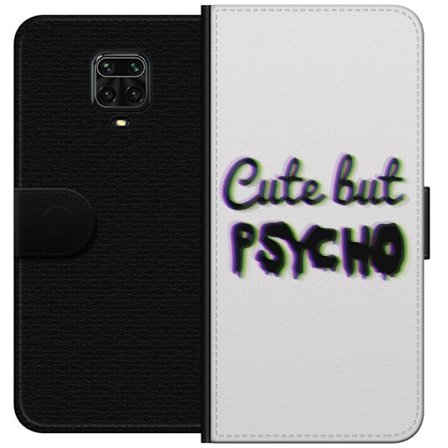 Kompatibel Tegnebogsetui til Xiaomi Redmi Note 9 Pro Rainbow-farvet legetøjsfigur med et glad ansigt og farverige cirkler i en legesyg studieillustra