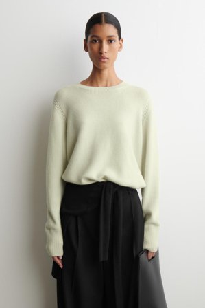 COS Women's Cashmere Jumper in Green