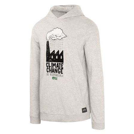 Picture Organic Clothing Men's Ventura Hoodie Men long-sleeved sweaters Grey L