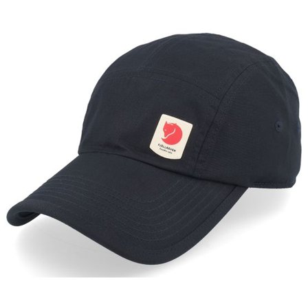 Fjällräven - Svart 5panel Keps - High Coast Lite Cap Black 5-Panel @ Hatstore