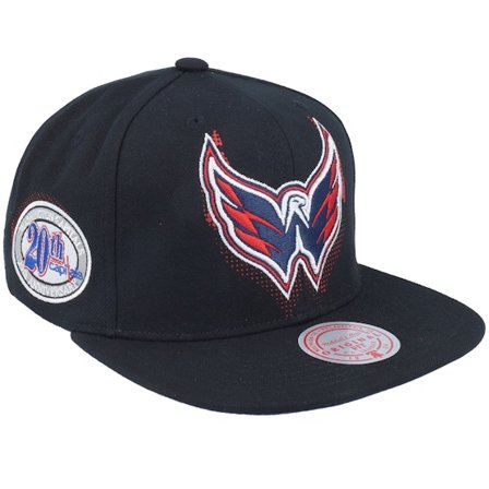 Mitchell & Ness - NHL Schwarz snapback Cap - Washington Capitals Big Face 7.0 Vintage Black Snapback @ Hatstore