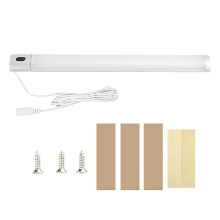 30cm LED intelligent håndfejesensorlys under skabslys skabslampe rent hvidt lys 6500K 210LM