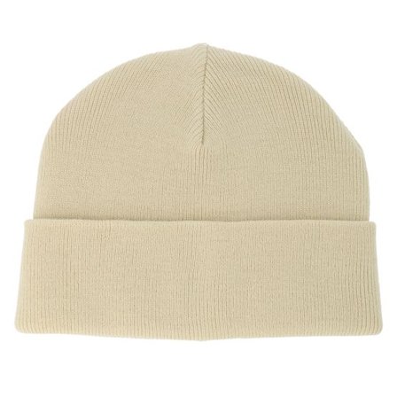 Equip - Beige shortbeanie Beanie - Blank Off White Short Beanie @ Hatstore