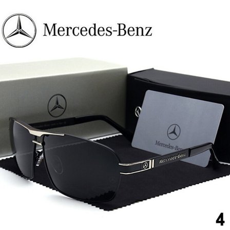 Benz solbriller Fashion Polarized Mirror til mænd Klassisk Metal E