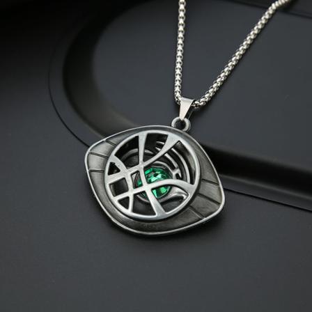 Avengers Doctor Strange Eye Of Agamotto Halsband Compact Silver A