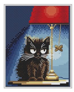 Broderikit Billede Nattens skær - Collection D'Art