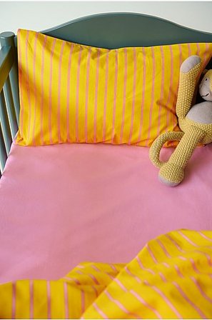 Jotex - Percale Mini Faconsyet Lagen - Økologisk Lyserød - ZACK - Køb Lagener hos Jotex