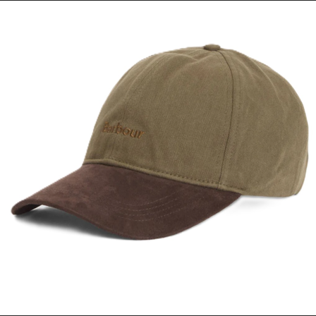 Barbour Langdale Cap Olive/Brown