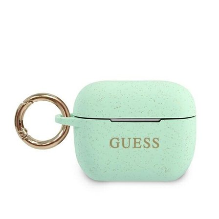 Guess GUACAPSILGLGN AirPods Pro-skydd grön/grön Silikon Glitter
