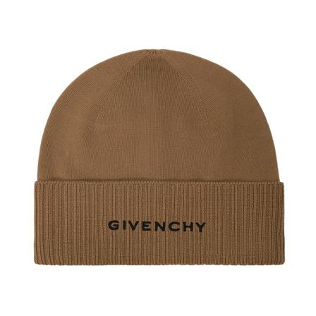 Givenchy Beanie , Bruin , Heren , Maat: ONE Size Hoeden